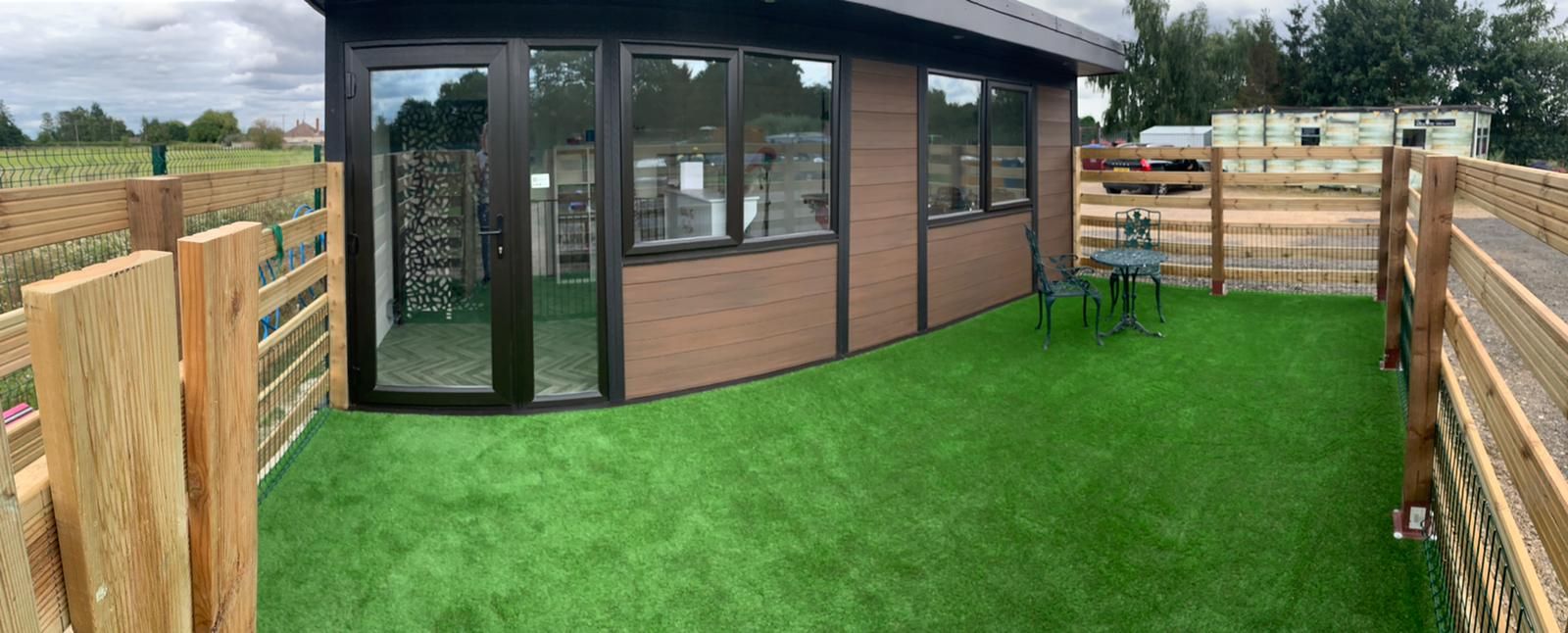 Northampton Garden Room Dog Groomer Finishing Outside Piece